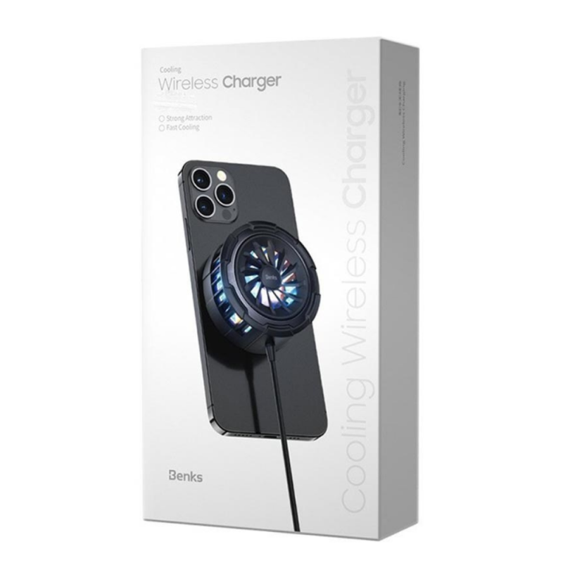 Chargeur sans fil refroidissant MagClap Benks - Refroidissement Rapide et Charge Sans Fil pour Smart… — Benks · Smarty Paris 18e